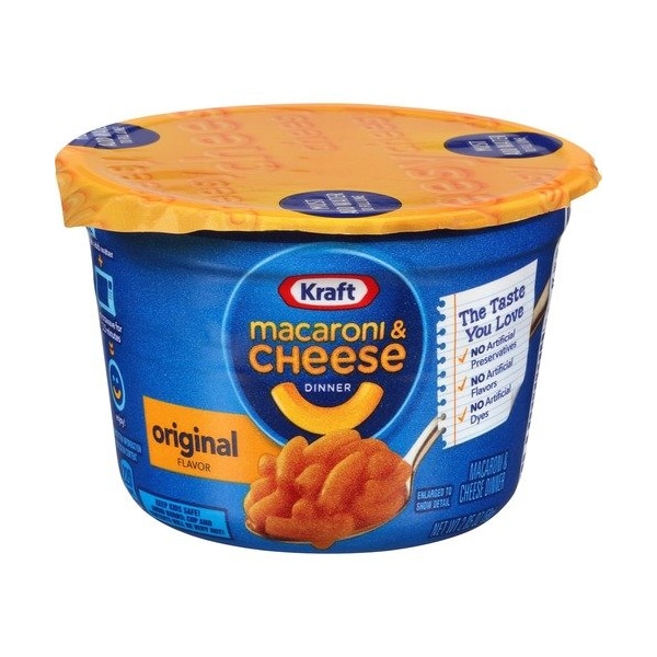 Kraft Foods EasyMac Cups, Microwaveable, Original, 2.05 oz, 10PK KRF10870 - main